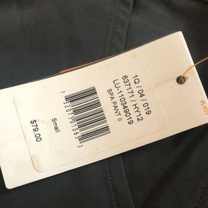 Lucy spa pants, size small in slate grey